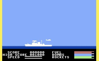 Harrier Attack screenshot 3 for Commodore 64